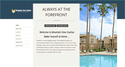 Desktop Screenshot of mountainviewcasitas.com