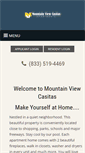 Mobile Screenshot of mountainviewcasitas.com
